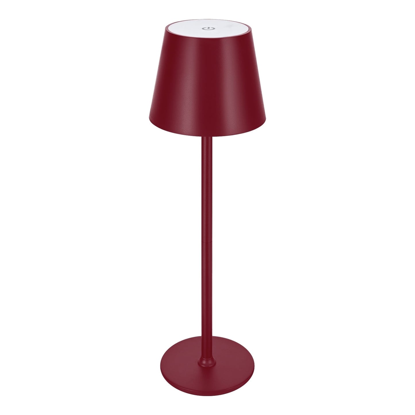 Ikfashoni Cordless Rechargeable 15" Table Lamps, 3 Levels Brightness Desk Lamp for Bedroom Office, Cream White